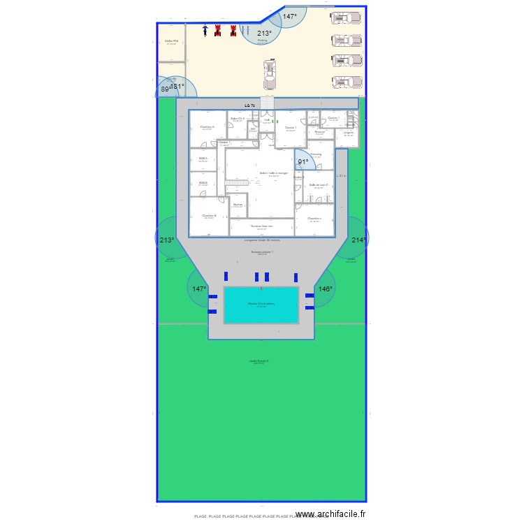  70. Plan de 0 pièce et 0 m2