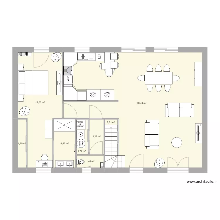 Zeb plan Val&eacute;rie et Didier 1. Plan de 