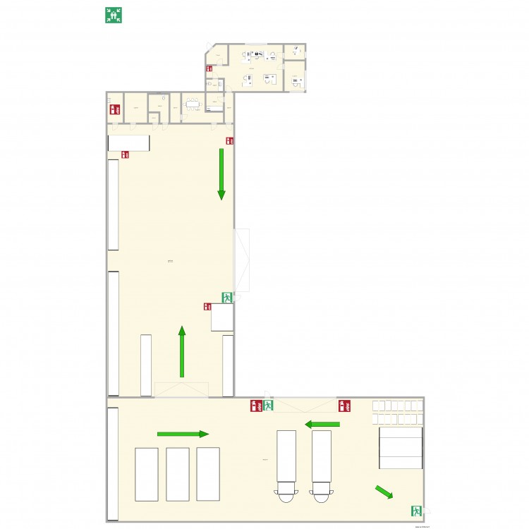 plan du bâtiment Modulco. Plan de 0 pièce et 0 m2