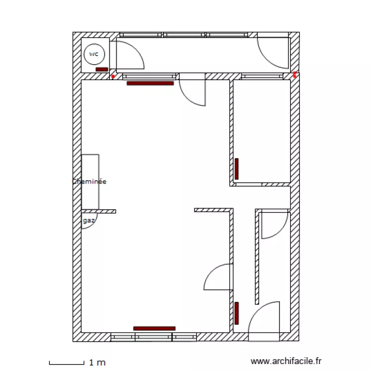 plan du rez-de-chauss&eacute;e. Plan de 