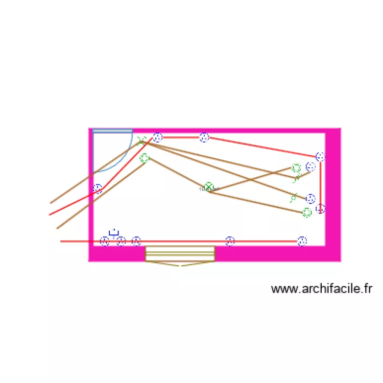 CHAMBRE 2 ELECTRICITE. Plan de CHAMBRE 2 ELECTRICITE. Plan de