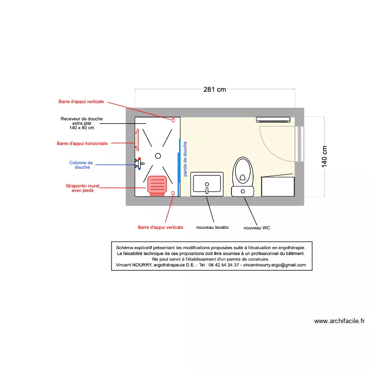 SdB HUBERT F.. Plan de 
