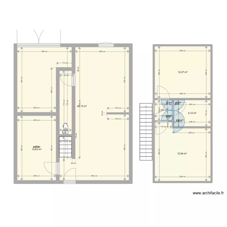 2eme maison Albert. Plan de 