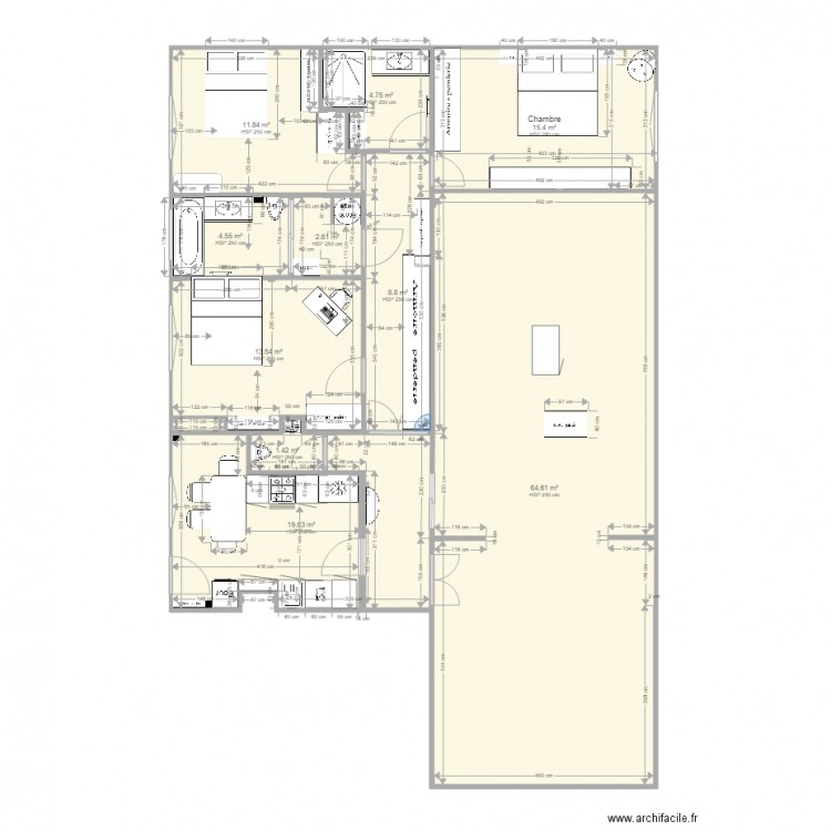 APPART040619. Plan de 0 pièce et 0 m2