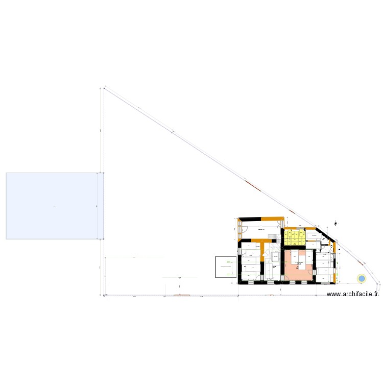 2023 04 TEST 0 RENO Plaques MDF 610 x 1220 plafond. Plan de 1 pièce et 26 m2
