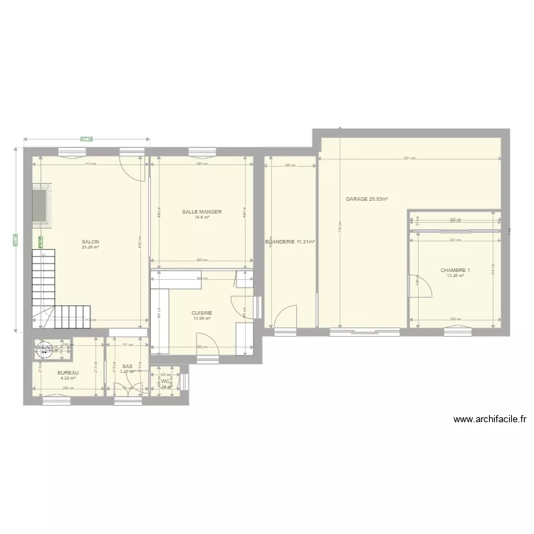 MAISON RDC. Plan de 