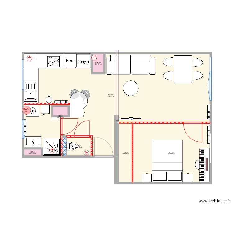 Saint-François_V Bis Meublé 5_20220911. Plan de 0 pièce et 0 m2