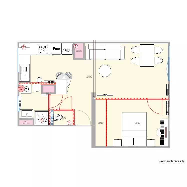 Saint-Fran&ccedil;ois_V Bis Meubl&eacute; 5_20220911. Plan de 