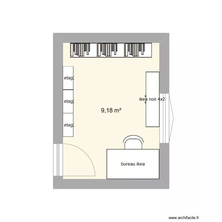 nouveau bureau tof. Plan de 
