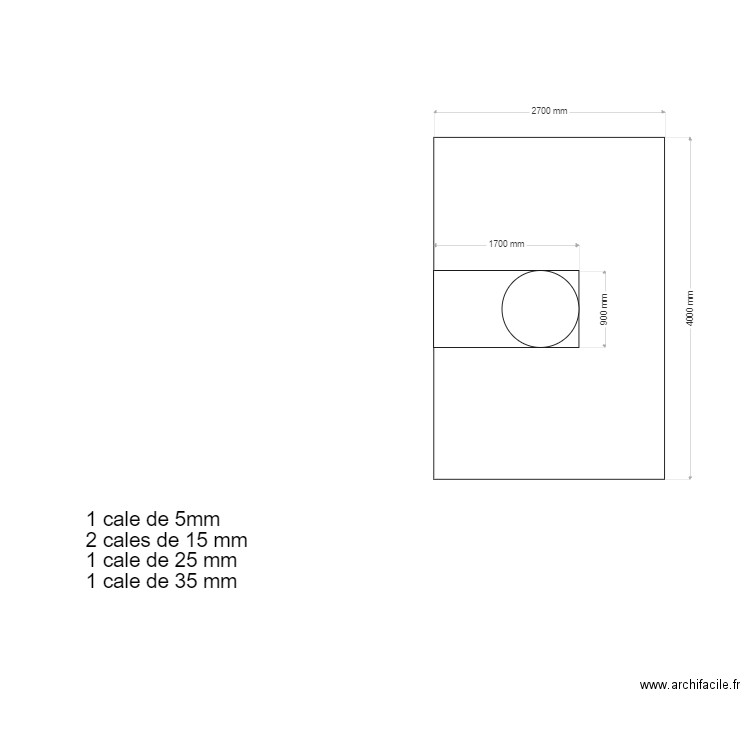 cales grillage. Plan de 0 pièce et 0 m2