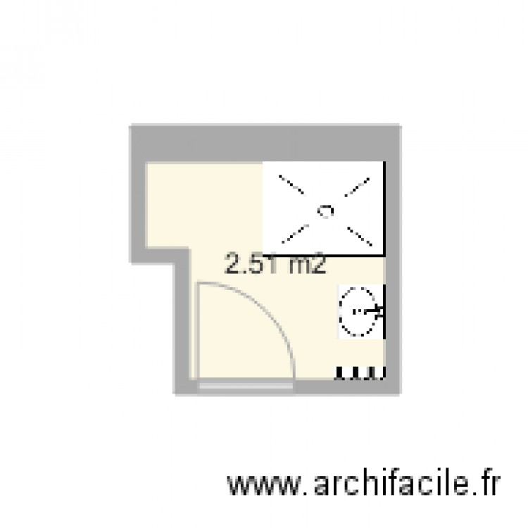 plan sdb DEUX projet. Plan de 0 pièce et 0 m2