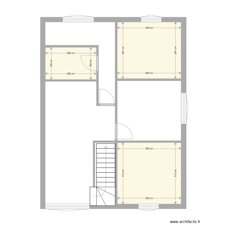 PS Plan PARLAK RDC avant travaux. Plan de 0 pièce et 0 m2