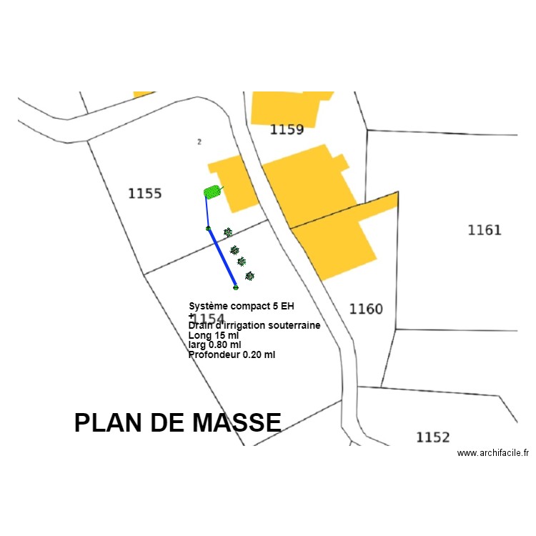Pailhas. Plan de 0 pièce et 0 m2