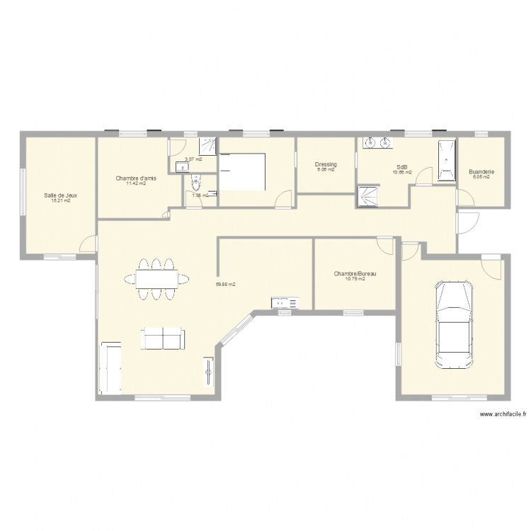 Maison des beaufs Dernière version. Plan de 0 pièce et 0 m2