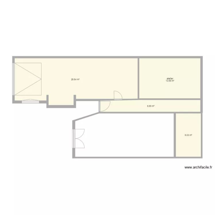 dany existant. Plan de 