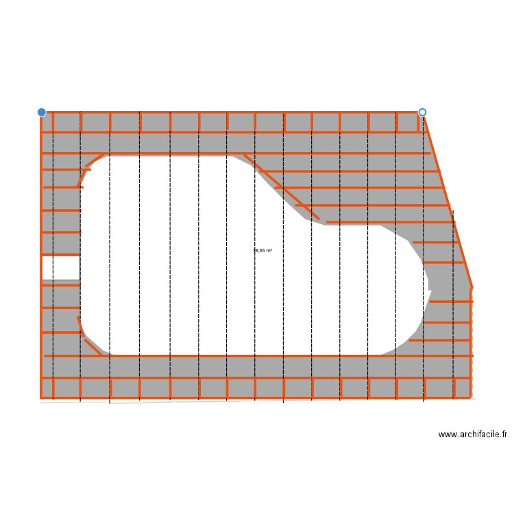 Plancher 2. Plan de 0 pièce et 0 m2