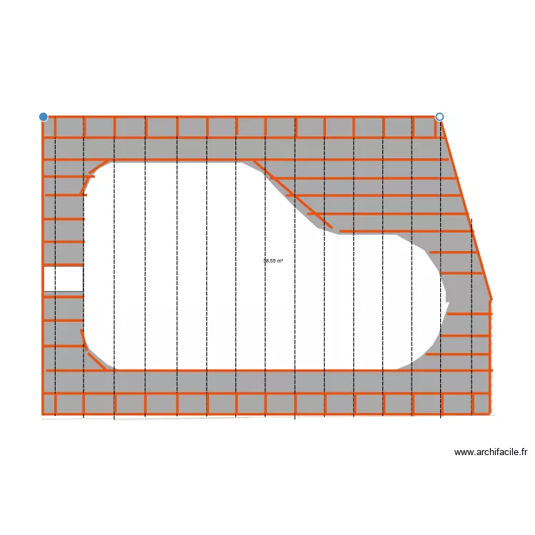 Plancher 2. Plan de Plancher 2. Plan de