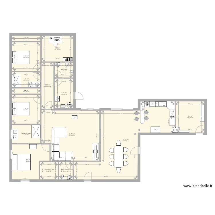 Maison3. Plan de 0 pièce et 0 m2