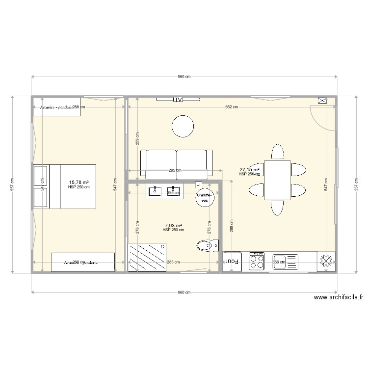 garage 2. Plan de 0 pièce et 0 m2