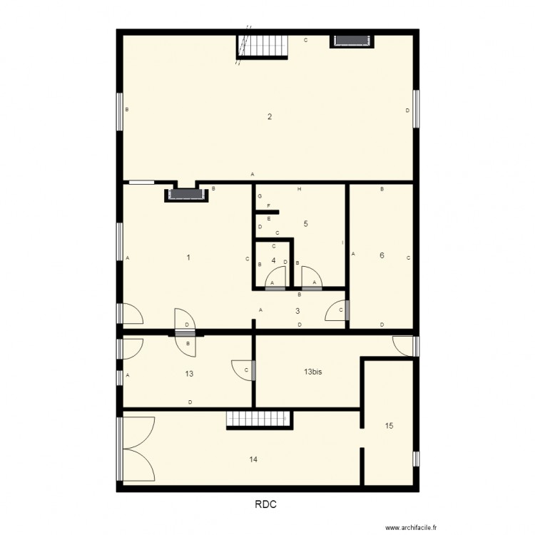 184618 COLLIGNON Plomb. Plan de 0 pièce et 0 m2