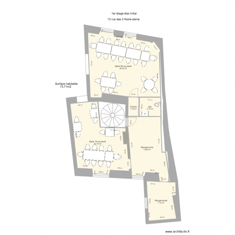 Projet restaurant 2. Plan de 0 pièce et 0 m2