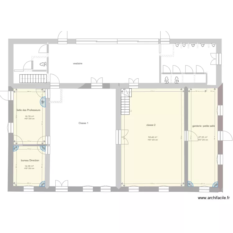 presbytere nouveau v1. Plan de 