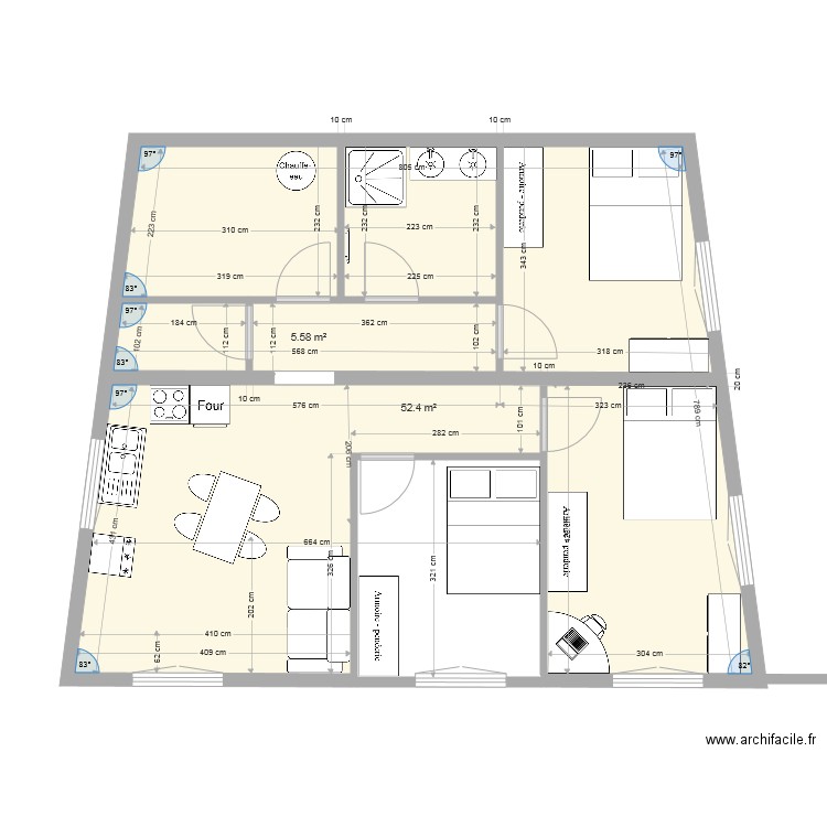 appart du haut Rosy . Plan de 0 pièce et 0 m2