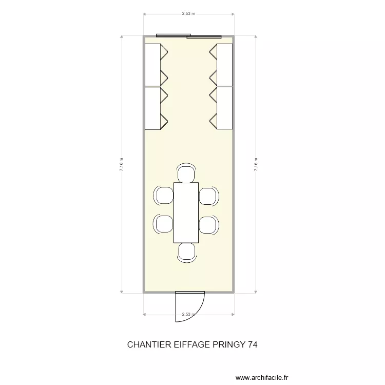 EIFFAGE PRINGY 74. Plan de 
