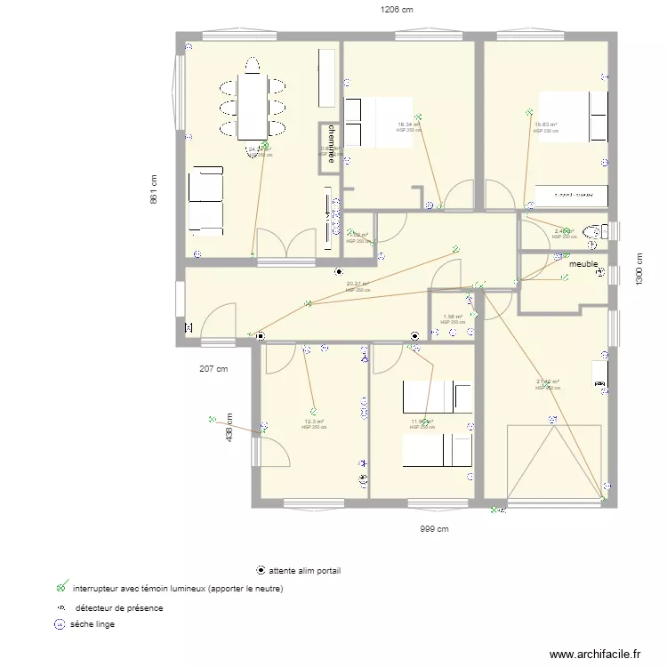 Rodriguez &eacute;lectricit&eacute; &agrave; valider. Plan de 