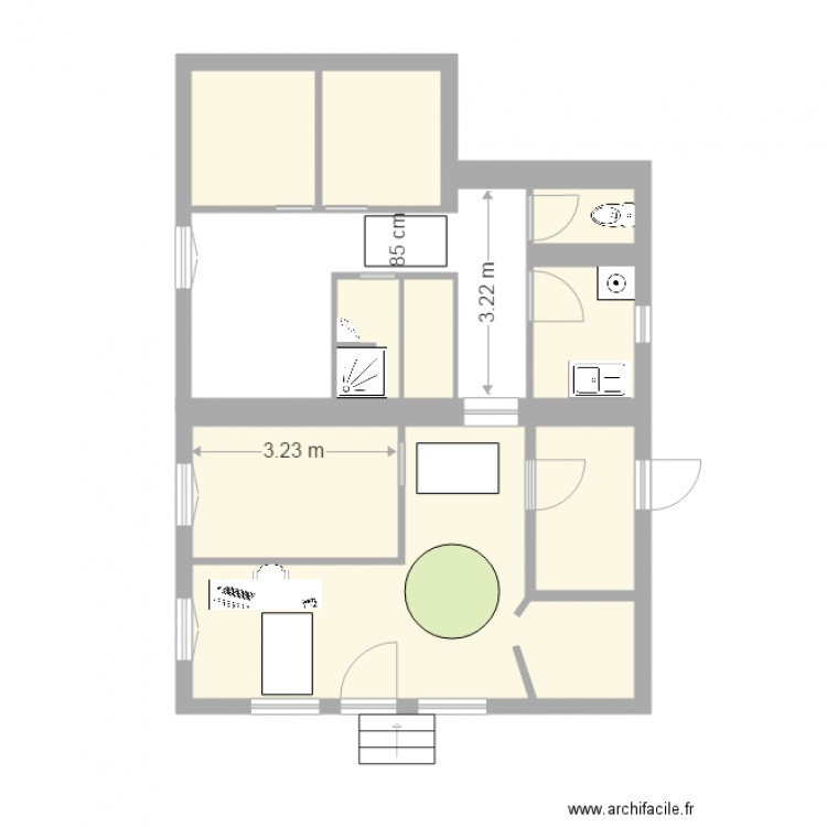 Saluna PLAN CIRCULATIONS. Plan de 0 pièce et 0 m2