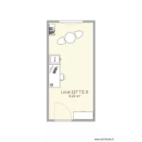 Local 227 TES 2e &eacute;tage pdc