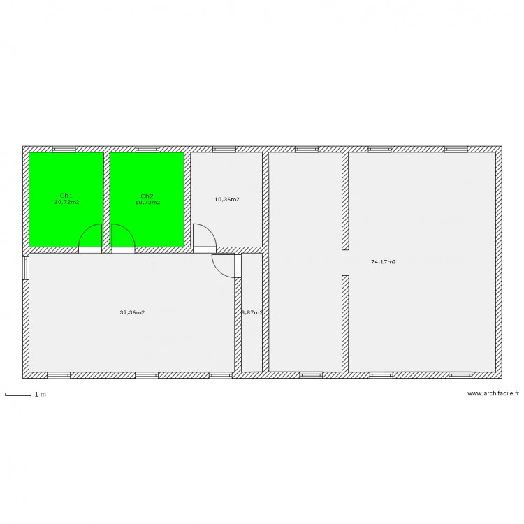 1er 1bis. Plan de 0 pièce et 0 m2