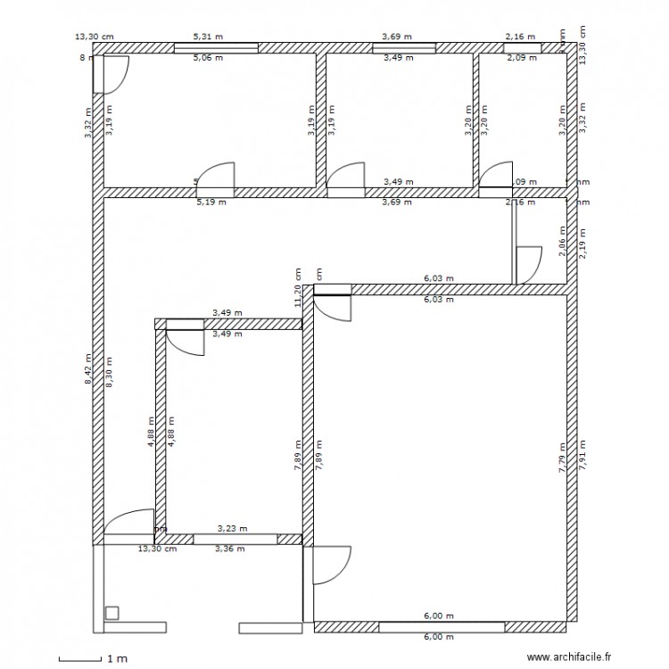 plan dhabasse. Plan de 0 pièce et 0 m2