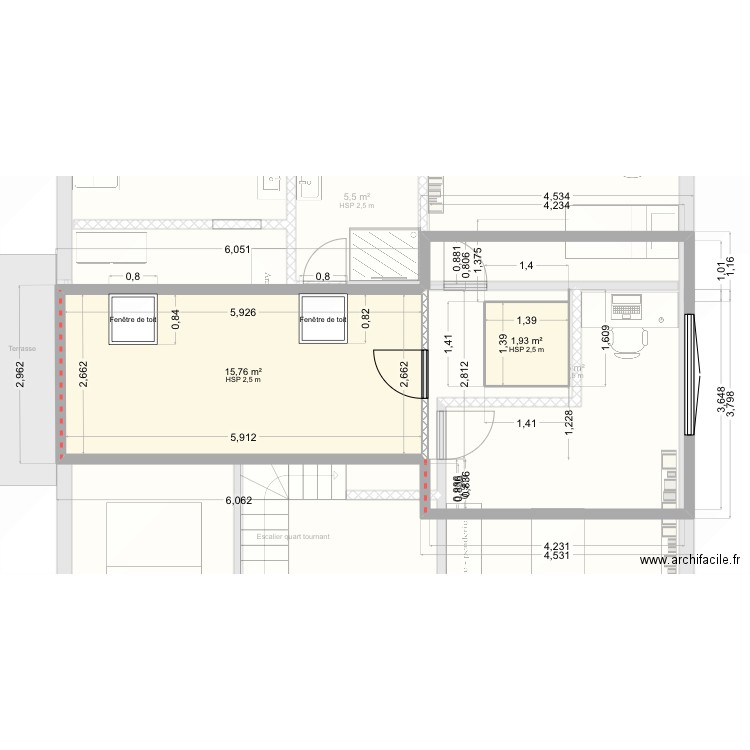 Maison tfe. Plan de 11 pièces et 177 m2