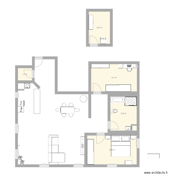 Appartement Vicques. Plan de 0 pièce et 0 m2