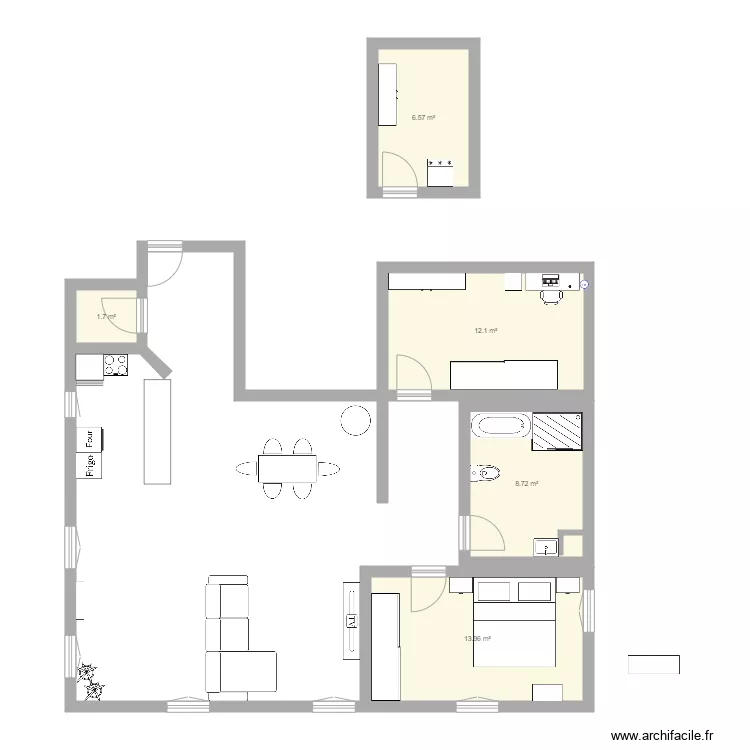 Appartement Vicques. Plan de Appartement Vicques. Plan de