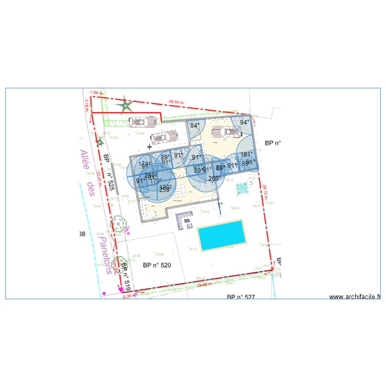 Philippe 240m². Plan de 8 pièces et 240 m2