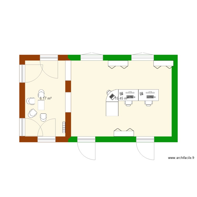 plan accueil mairie de saint etienne de tulmont bac pro arcu. Plan de 0 pièce et 0 m2