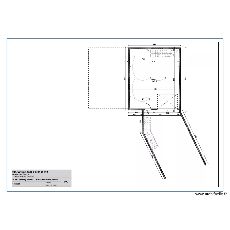 vaz garage. Plan de vaz garage. Plan de
