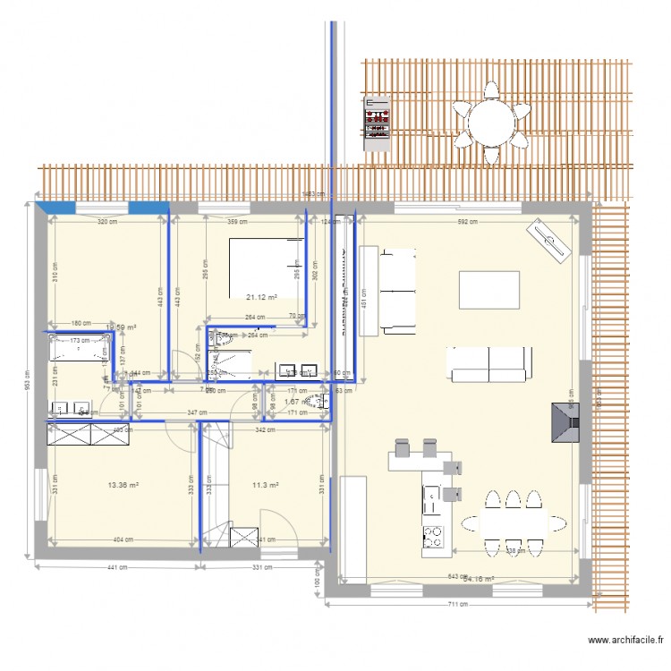 Amélie au 1 100 v7. Plan de 0 pièce et 0 m2