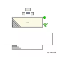 Plan en coupe piscine