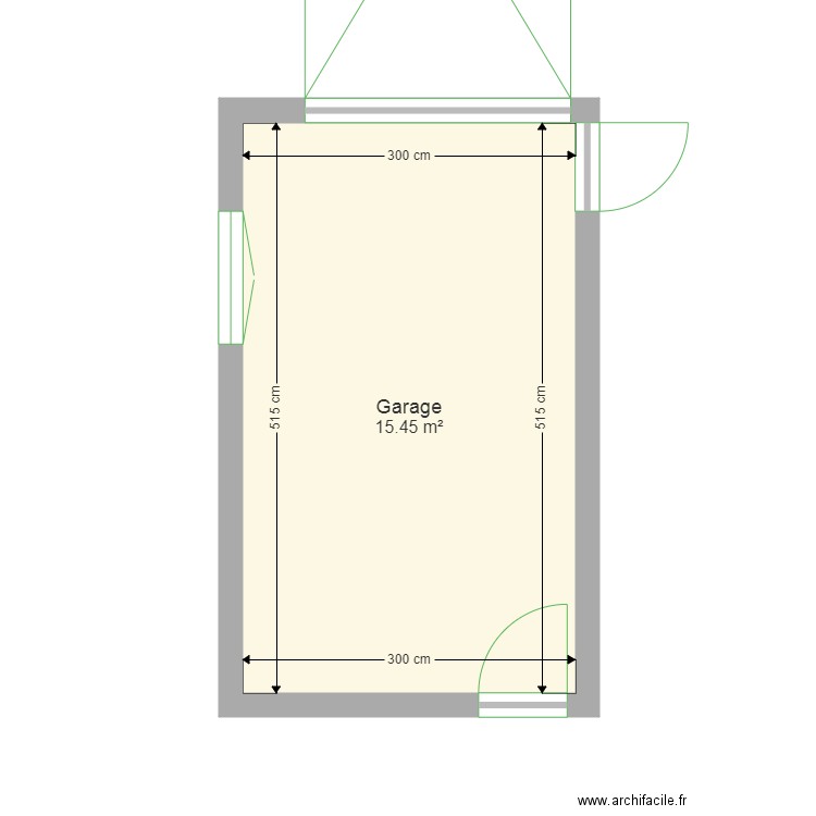 SMEJ 01 Garage. Plan de 0 pièce et 0 m2