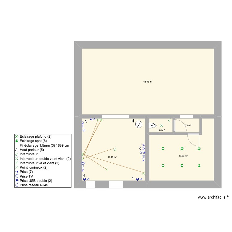 Leglise. Plan de 0 pièce et 0 m2