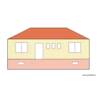 Facade NORD sans chemin&eacute;es