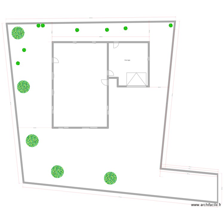 tour du crieu implantation. Plan de 3 pièces et 770 m2