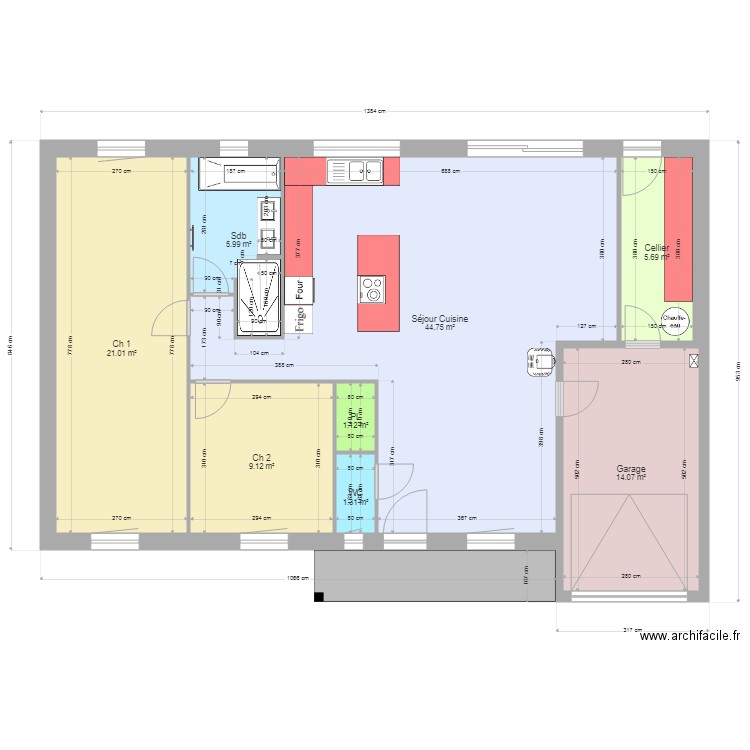 DAUCHY TRINEL. Plan de 0 pièce et 0 m2