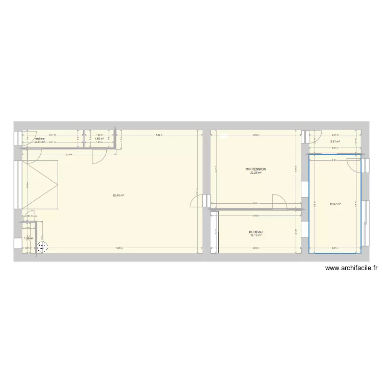 MAISON RIVESALTES. Plan de MAISON RIVESALTES. Plan de