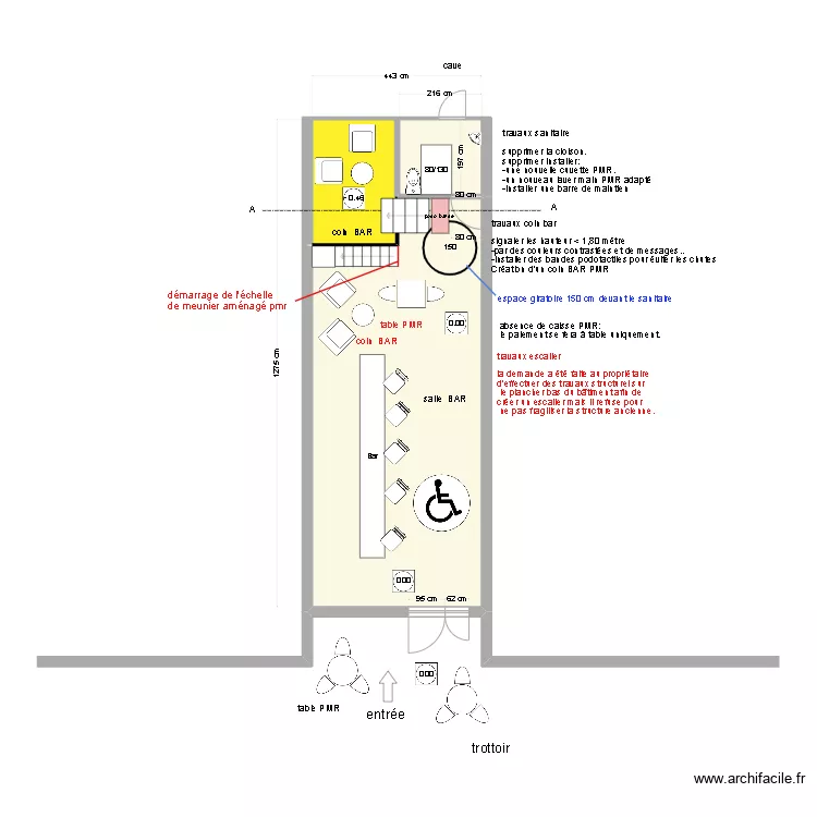 Les Koloc's escalier. Plan de 0 pièce et 0 m2