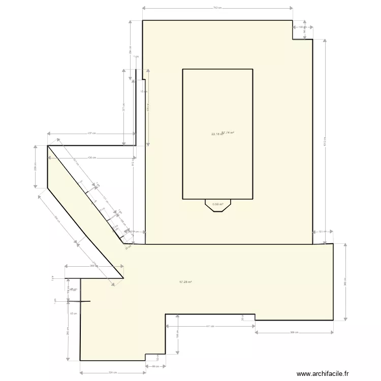 astrou maureillas. Plan de 
