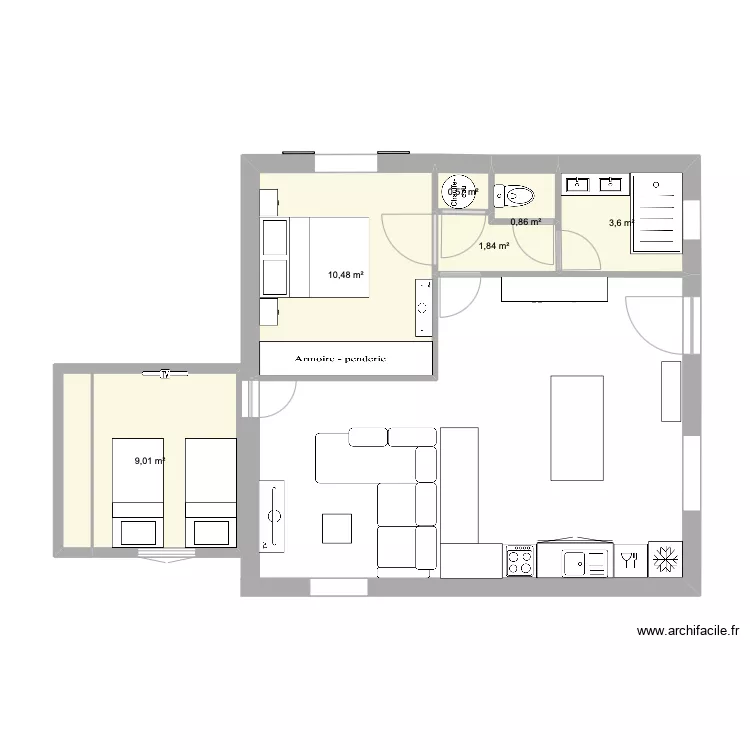 maison chambre provisoire. Plan de maison chambre provisoire. Plan de